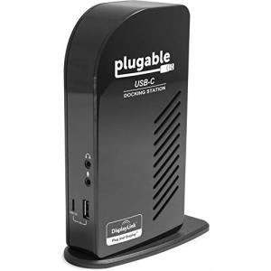 Plugable USB-C ドッキングステーション トリプルモニター 100W 充電機能付き Wi...