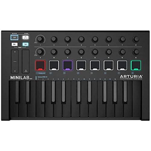 ARTURIA MiniLab MkII (Deep Black) カラー MIDIキーボード 25...