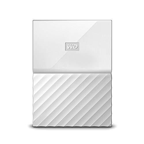 WD ポータブルHDD 1TB USB3.0 ホワイト 暗号化 パスワード保護 3年 My Pass...
