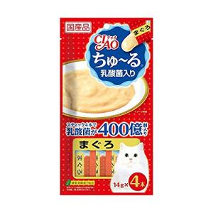CIAO ちゅ〜る 乳酸菌入り まぐろ（14g×4本）×6袋｜anr-trading