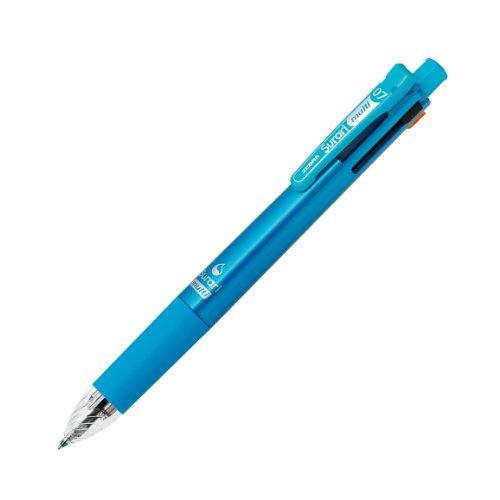 ゼブラ 多機能ペン 4色+シャープ スラリマルチ 0.7 ライトブルー P-B4SA11-LB