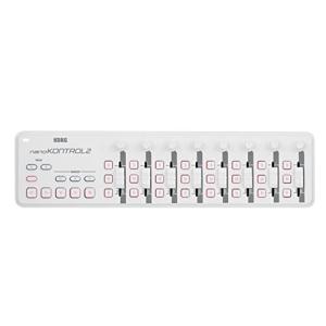 KORG(コルグ) 定番 USB MIDIコントローラー nanoKONTROL2 WH ホワイト 音楽制作 DTM コンパクト設計で持ち運びに｜ANR trading