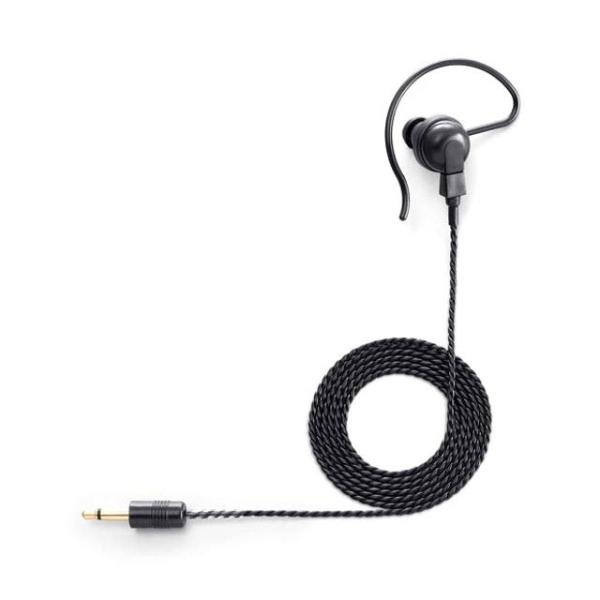 耳掛け型イヤホン(黒)(ロングケーブル)　アイコム　SP-16BW　1m　カナル型　耳栓型