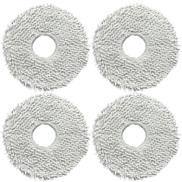 Ecovacs エコバックス 交換用モップ 4個入り 互換品 DEEBOT X2 OMNI/T20 ...