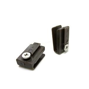 網戸ガイド ビス固定用 偏芯ガイド ブロンズ 2個入 汎用部品 網戸-102