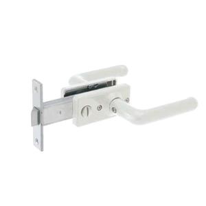 ドアノブ 不二サッシ浴室用 交換 MIWA レバーハンドル M-83 ホワイト