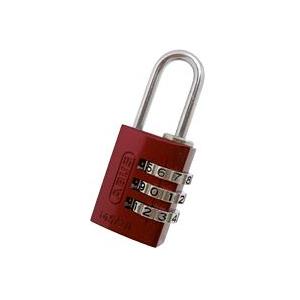 ABUS アバス ナンバー可変式南京錠 No.145-20 レッド