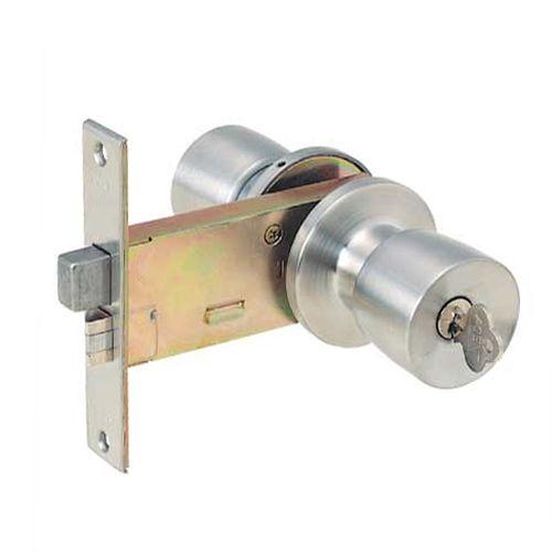 AGENT 大黒製作所 ロック 玄関錠 ドアノブ 握り玉 鍵 交換用 特殊錠 バックセット 100m...