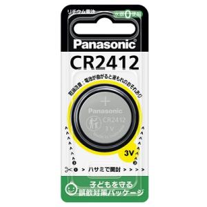 パナソニック コイン形リチウム電池 CR2412 CR-2412P 1個 ☆家電品 ※お取り寄せ商品｜anshin-relief