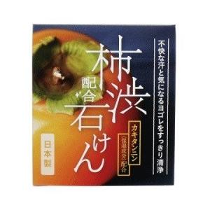 クロバーコーポレーション W 柿渋配合石けん 100g ※お取り寄せ商品｜anshin-relief