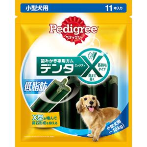 【マースジャパンリミテッド】ぺディグリー デンタエックス 小型犬用 低脂肪 11本入 ☆ペット用品 ...