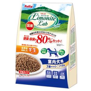 【お得な6個セット】ペティオ リモナイトラボ 室内犬用 7歳からのシニア犬用 1kg (100g×1...