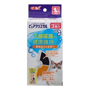 ジェックス ピュアクリスタル 軟水化フィルター 半円 猫用 3個入 ☆ペット用品 ppt2
