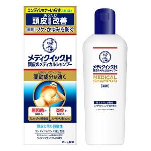 お得な2個セット ロート製薬 メディクイックH 頭皮のメディカルシャンプー ボトル 200mL [医...