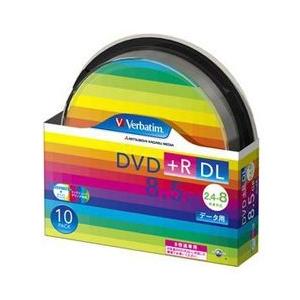 三菱化学メディア DTR85HP10SV1Verbatim データ用DVD+R DL 8倍速 10枚...