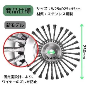 草刈り機 替え刃 ブラシ カッター 3個セット...の詳細画像4