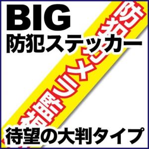 防犯ステッカー 防犯シール 防犯カメラと併用オススメ防犯シールの商品画像