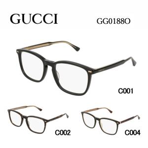 グッチ メガネフレーム GUCCI GG0188O  男女兼用 ウェリントン サイズ：53 国内正規品｜anshinmegane