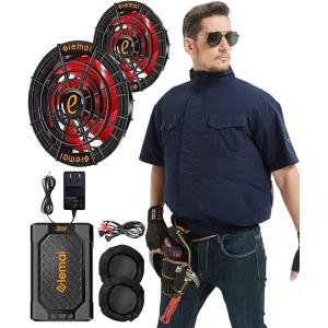 ファンバッテリー 【暴風 48V最強進化】2025新型 PSE認証済 作業服 楽天市場】【妥協なき暴風 48V最強進化】2025新型ファン