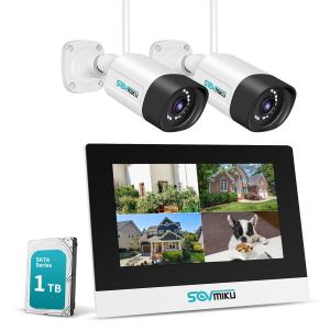 ※新品※高品質 防犯カメラ sonyセンサー 12インチIPS液晶 1TB デュアルレンズ・双方向の音声・360° 追尾機能搭載 】防犯カメラ