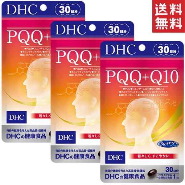 DHC PQQ＋Q10 30日分 30日分 ×3袋