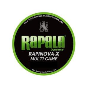 Rapala PEライン ラピノヴァX マルチゲーム 150m 2.0号 32.8lb 4本編み ライムグリーン RLX150M20LG