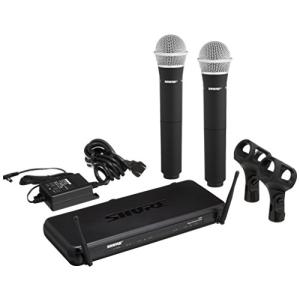 配信機器・PA機器・レコーディング機器 SHURE SVX PG28-JB1 SHURE デュアルボーカルワイヤレスシステムセット SVX288J/PG28-JB1