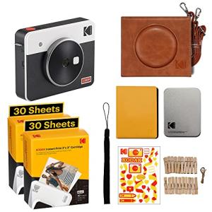 コダックMini Shot 3レトロ インスタントカメラ7点セット／チェキ／スマホ対応フォトプリンター…