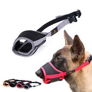 養楽堂 犬のマズル 犬用マズル口輪 無駄吠え 噛みグセ キズなめ 咬みつき防止 アップグレード 柔らかい 犬の口を保護する