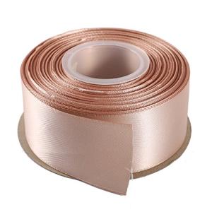 ITIsparkle 両面サテンリボン 幅38mm×22M巻 手芸 服飾 ラッピング ちょう結び リボン #813-ライトベージュ