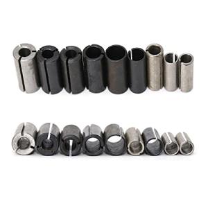 Wolfride 9pcs コレットチャック トリマーコレットチャック トリマーコレット 彫刻機 トリマー用 変換チャックcncルータービットツール