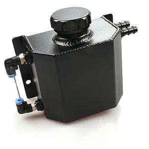 VEHSUN リザーバー タンク クーラント ラジエータタンク リザーブタンク オーバーフロータンク オイルキャッチ 1Lアルミ製 オート ラジエータ