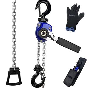 Treedeng チェーンホイスト 0.25トン 0.25t 0.25ton 250kg 揚程1.5m G80チェーン 小型 高品質 手動式 チェーン