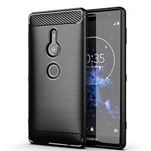 Xperia XZ2 用の スマホケース SO-03K/SOV37用の ケース カバー ケース 炭素繊維カバー  指紋防
