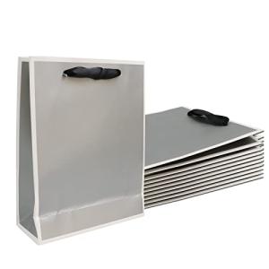 ギフトバッグ 10枚セット シンプル 無地 手提げ 紙袋 クラフト プレゼント袋 厚手 ラッピング袋 ギフト紙袋 贈り物 お土産 206cm