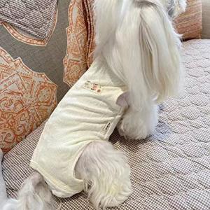 Newfind 犬 術後服 メス 女の子 小型犬 猫 術後ウェア 手術後着 服 ペット 中型犬 オス 去勢 避妊 エリザベスカラーに替わる 介護 皮膚