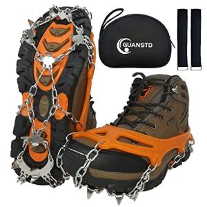 アイゼン 19本爪 チェーンスパイク 滑り止め 軽アイゼン 軽量 簡易 登山 雪山 凍結道路 泥だらけの道 トレッキング スノースパイク 耐寒性 耐久