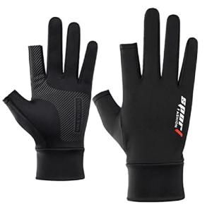 himsyuden アウトドアグローブ 釣り手袋 フィッシンググローブ 2本カット 釣り道具 滑り止め 日焼け防止 通気性 作業用 春夏用 スポーツ用