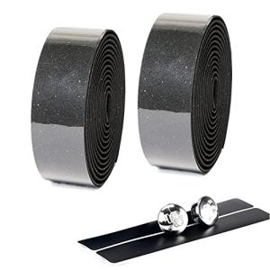 Hordlend 自転車 バーテープ 左右セット 自転車用 ハンドルバーテープ EVA製 3mm厚 エンドキャップ&amp;テープ付