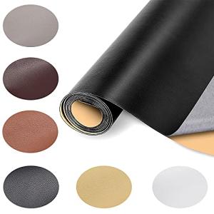 Aicvhin貼れる レザー合皮生地合皮補修テープレザーシール フェイクレザー生地シールタイプ 良く伸びるシールタイプ 補修シール 防水 柔らかめ 接