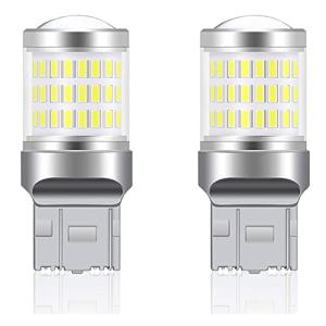 高輝度 T20 ダブル球 W21W 7443 7440ウェッジ球 無極性 TORIBIO 57SMD LED素子 10V-30V テールランプ ブレー