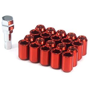 GAsupply スチール製ホイールナットM12×P1.25を内六角にドレスアップ ホイールロックナット 専用ソケット付き レーシングナット タイヤナ