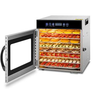 Kwasyo 8層 ステンレス鋼 食品乾燥機 500W高効率 日本語表記