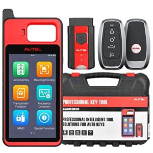 Autel MaxiIM KM100 キーフォブ プログラマー イモビライザーツール キー作成 IMMO ラーニングチップ 読み取り/書き込みク
