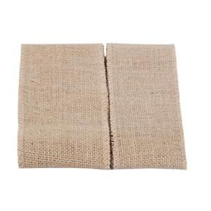 ITIsparkle 麻布クラフト黄麻布リボン 幅75mm×2.75M & 100mm×2.75M 手芸 服飾 ラッピング ちょう結び リボン 結婚式