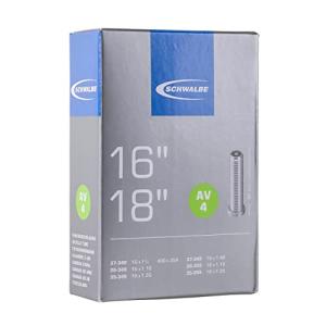 SCHWALBE 16×1.35 16×11/4 18×1.25チューブ 米式 40mmバルブ 4AV