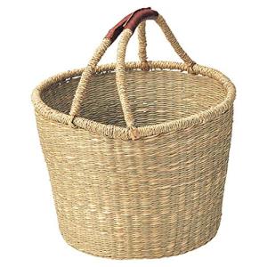 ちどり産業 バスケット ナチュラル 直径約29×H21cm