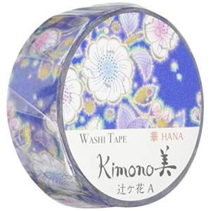 カミイソ産商 マスキングテープ 辻ヶ花 A 15mm×7m GR-1015