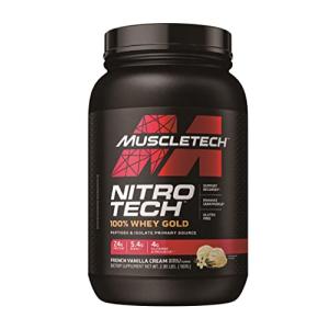 Muscletech ニトロテック 100%WHEY GOLD ホエイゴールド バニラクリーム 1.0kg