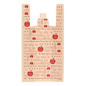 ヘッズ 手提げ袋 レジ袋 アップル ぞう M 100枚 HEADS AP-M